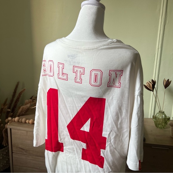 DISNEY Red Black High School Musical Bolton Jersey Midi Dress Graphic T-Shirt - Picture 6 of 14